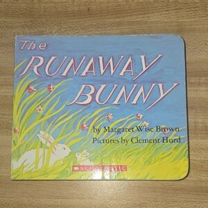 Scholastic The Runaway Bunny Book - Blue and Green Cover